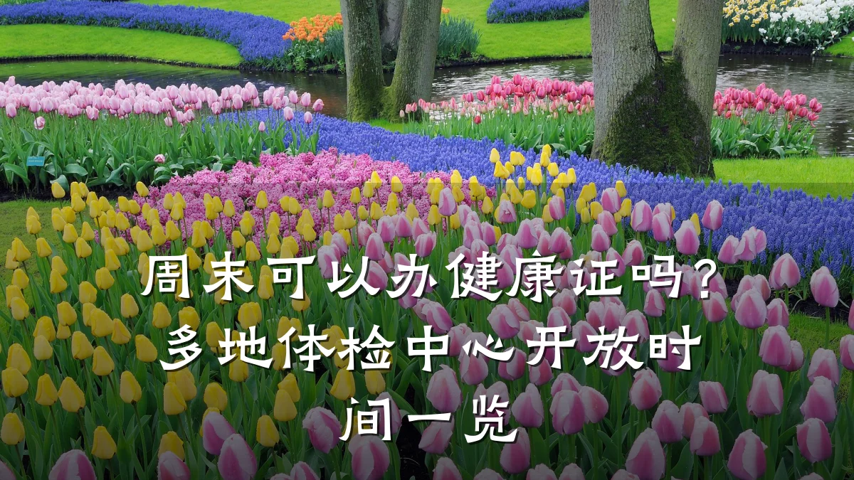 周末可以办健康证吗？多地体检中心开放时间一览