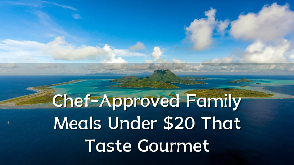 Chef-Approved Family Meals Under $20 That Taste Gourmet