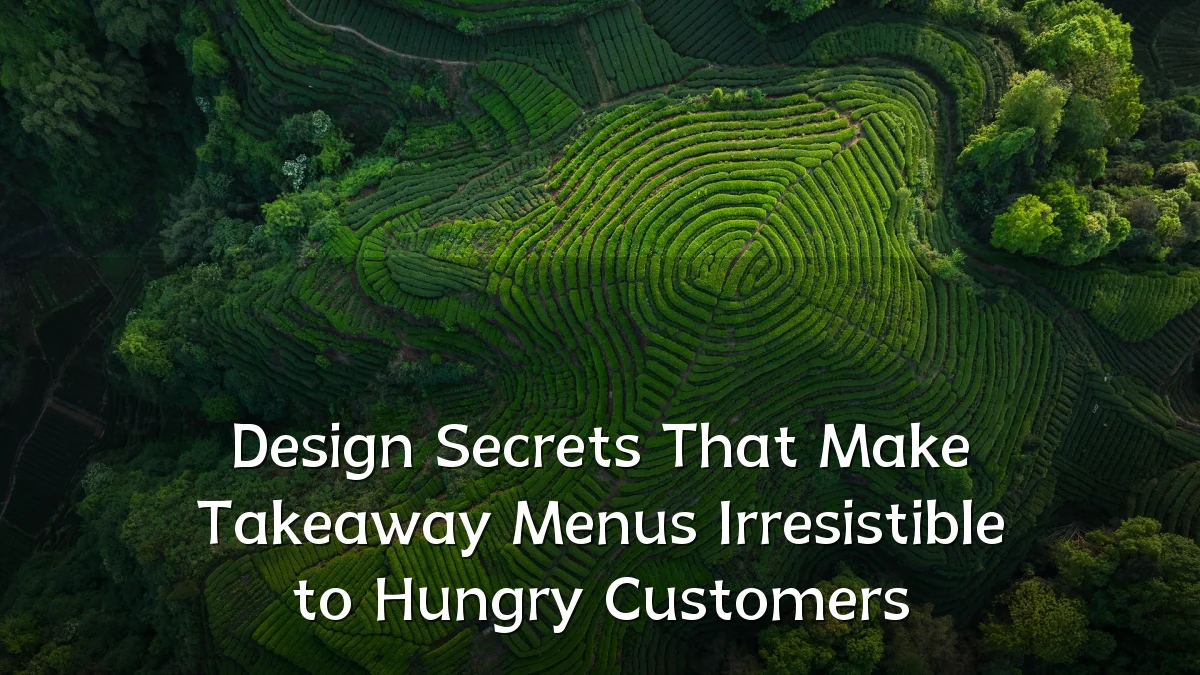 Design Secrets That Make Takeaway Menus Irresistible to Hungry Customers