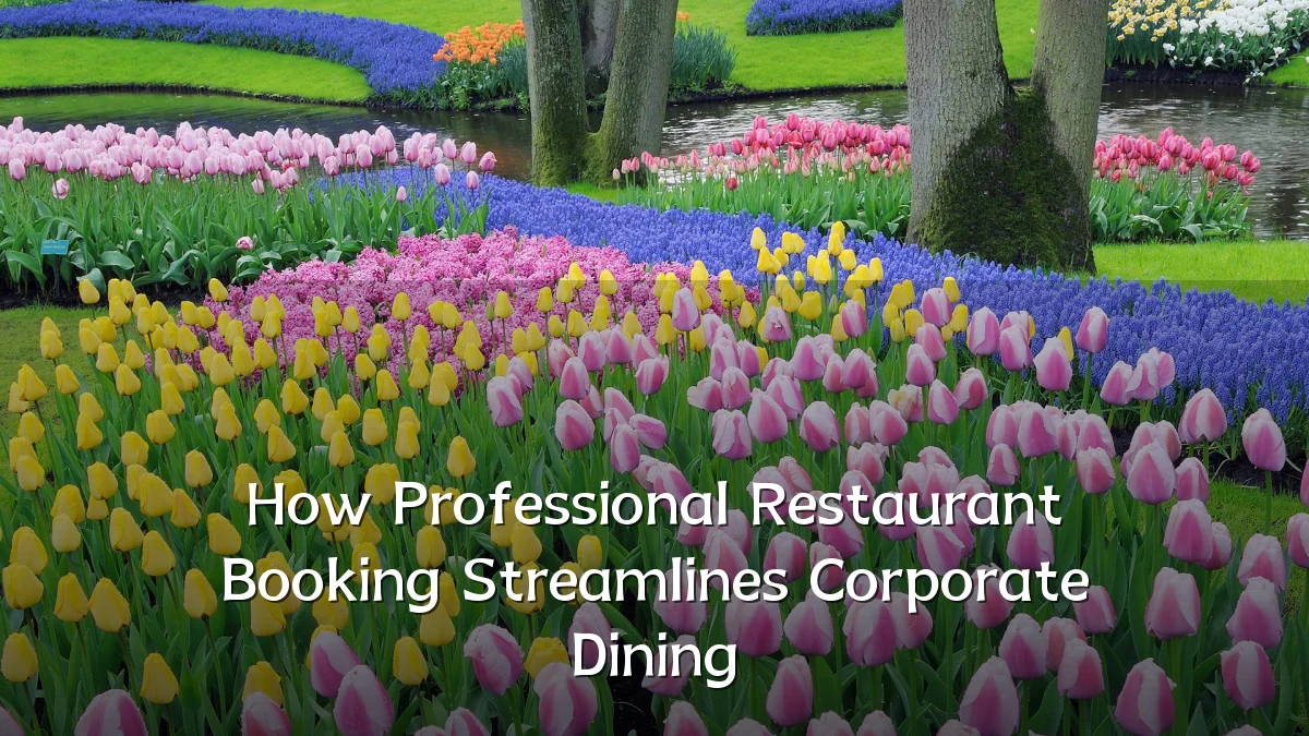 How Professional Restaurant Booking Streamlines Corporate Dining
