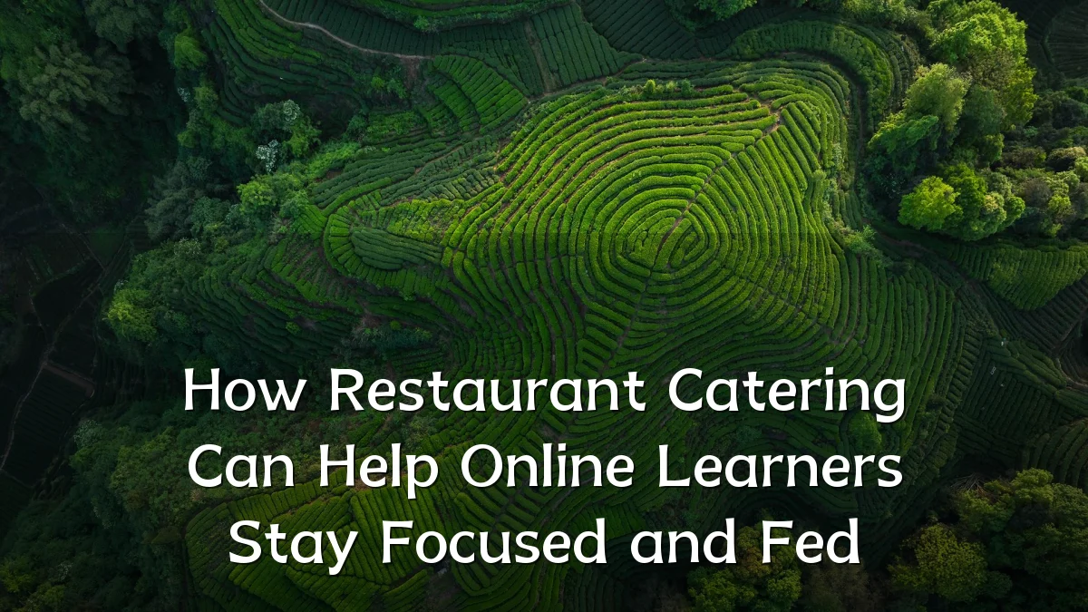 How Restaurant Catering Can Help Online Learners Stay Focused and Fed