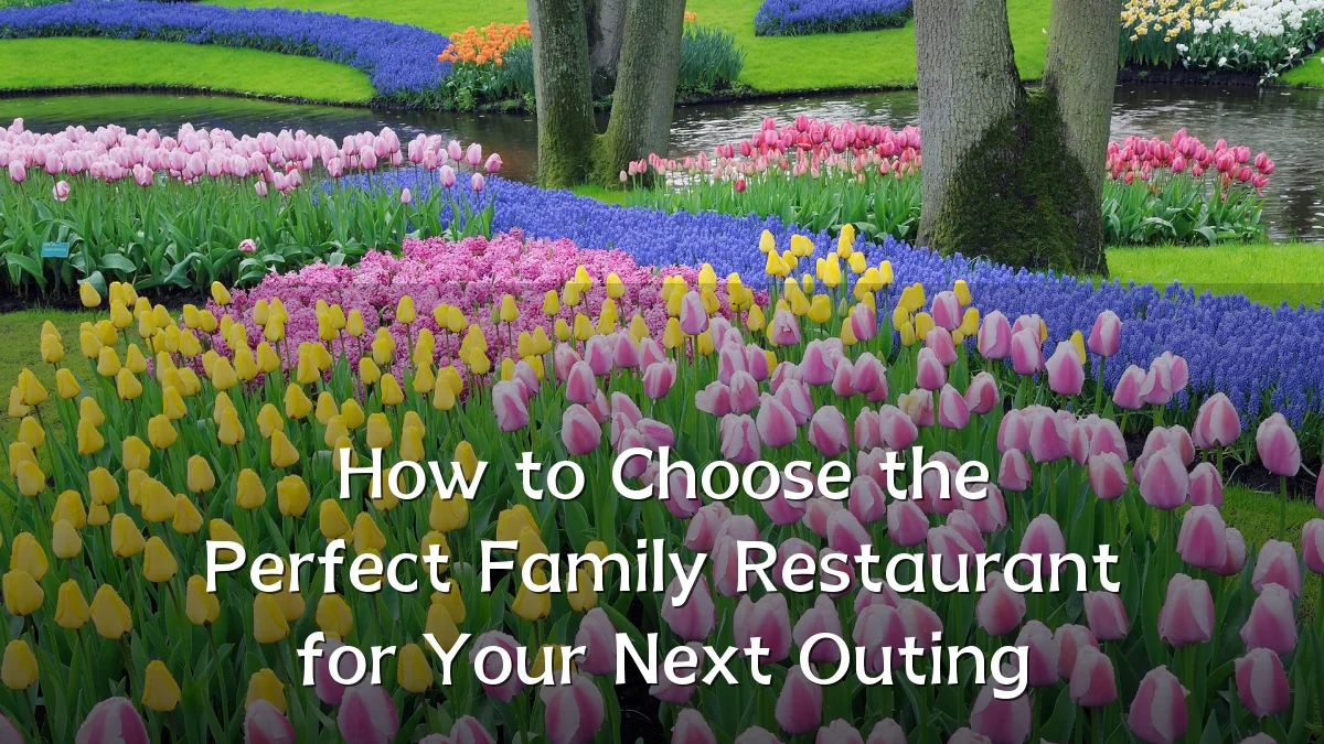 How to Choose the Perfect Family Restaurant for Your Next Outing